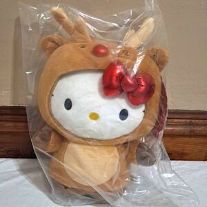Kidrobot Sanrio Hello Kitty 13" Plush Chinese Zodiac Year of The Reindeer New